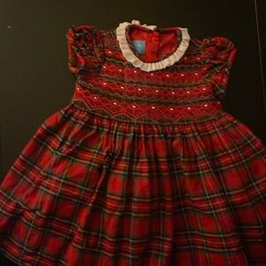 ANAVINI Girl’s Hand Smocked Dress Size 18 Months